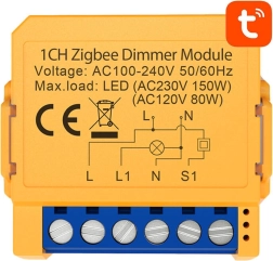 Interrupteur intelligent encastrable ZigBee Avatto avec Tuya