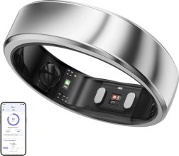 Bague connectée RingConn Gen 2 Air, taille 11, galaxie argentée