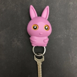 Porte-clés – lapin rose