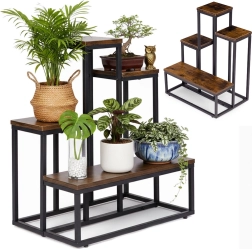 Support pour plantes loft à 4 étagères ModernHome