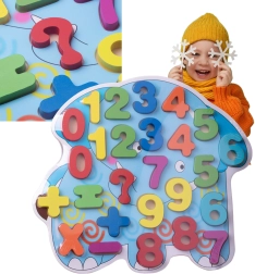 Puzzle numérique en bois pour enfants – éléphant