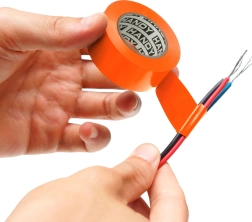 Ruban isolant en PVC orange 20 m