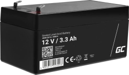Batterie sans entretien AGM VRLA Green Cell AGM41 12V 1,3Ah (pour alarme, caisse, jouet)