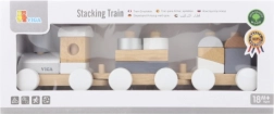 Petit train empilable en bois 41 cm