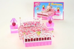 Chambre de poupée Glorie avec lampes lumineuses