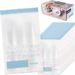 Sachets à fermeture zip pour aliments 20 × 12 cm, 25 pcs