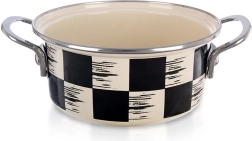 Marmite émaillée Échiquier 18 cm, 1,5 l