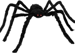Ruhhy décoration araignée poilue d’Halloween 50 cm - 1 pièce