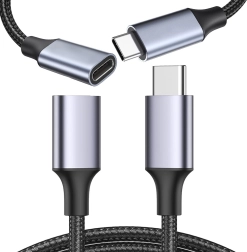 Câble USB‑C textile 2 m – charge rapide et transfert de données