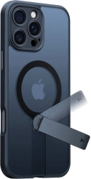 coque Torras Pstand Spin pour iPhone 16 Pro Max noire