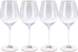Verres à vin en verre 380 ml, lot de 4 pièces