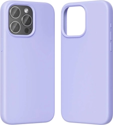 Vention étui en silicone pour iPhone 15 Pro Max avec MagSafe (violet)
