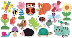 Magnets en bois Vilac Jardin 20 pcs