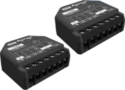 Shelly 2pm gen3 set de 2 interrupteurs intelligents bi-canaux wifi/bluetooth