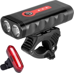 MalTrack kit d’éclairage vélo Exonum 4000 2‑en‑1 avant et arrière