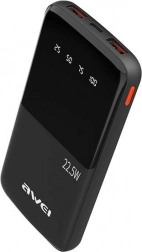 Batterie externe 10000 mAh avec charge rapide 22,5 W, 2x USB + USB‑C