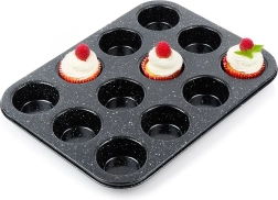 Moule à muffins en granit 12 pièces 35 × 26,5 cm
