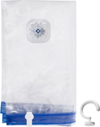 Sac de rangement sous vide suspendu pour vêtements et linge de lit 70 × 104 cm