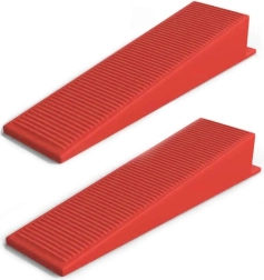 Lot de 100 cales de nivellement pour la pose de carrelage