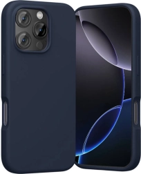 Coque en silicone Vention pour iPhone 16 Pro avec MagSafe – bleu