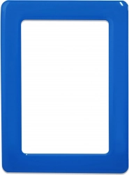 Cadre adhésif magnétique bleu 13,0 × 8,1 cm