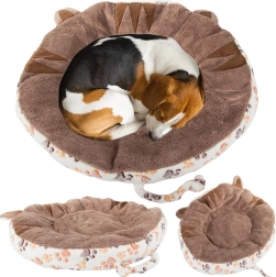 Lit en peluche pour chiens et chats 60cm