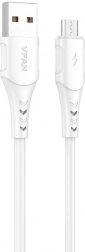 Câble VFAN USB vers Micro USB 1 m 3 A Blanc