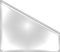 Poche autocollante inclinée A4, moyenne, 6 pcs