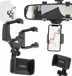 Support de téléphone pour rétroviseur de voiture avec rotation