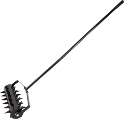 Aérateur de gazon manuel à rouleau à pointes 148,5 cm