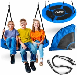 Balançoire ronde Neo-Sport type nid de cigogne Swingo 115 cm