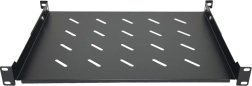 Étagère fixe pour rack 19" 1U, profondeur 350 mm, noir
