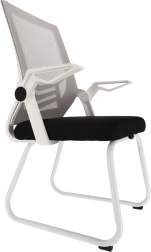 Chaise de bureau à maillage blanche