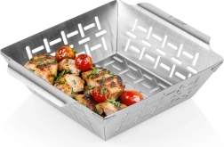 Panier de grillade perforé en acier inoxydable Vilde 22 × 18,5 × 6 cm