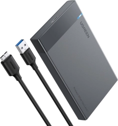Ugreen étui pour disque HDD/SSD SATA 2,5 USB 3.2 Gen 1