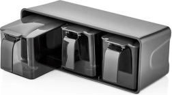 Ensemble de pots à épices en plastique, 3 pièces, 600 ml