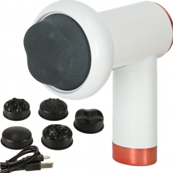 Pistolet de massage sans fil 5-en-1 contre la cellulite et pour raffermir le corps