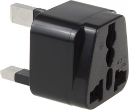 Adaptateur de voyage UE vers UK Maclean MCE154 noir