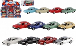 Modèle de voiture Škoda 1:60 de Welly, métal et plastique, 7 cm, roue libre, assortiment de couleurs en boîte