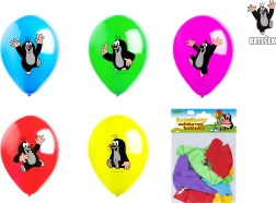 Ballons gonflables 30 cm Krtek – lot de 10 pcs, 5 designs