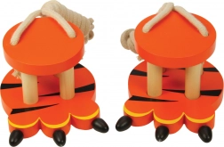 Pattes de marche en bois Tigre