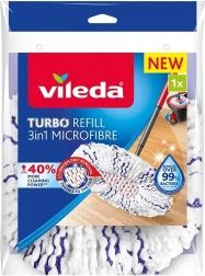 Recharge de rechange pour vadrouille rotative Turbo 3en1 Microfibre