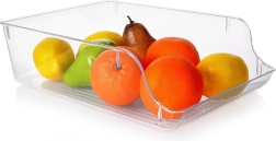 Organiseur de réfrigérateur 35 × 22,5 × 10 cm – boîte en plastique transparent