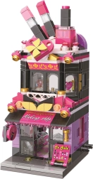 qman city corner boutique de cosmétiques trendy set de construction