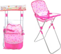 Chaise haute en plastique pour poupées