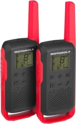 Motorola Talkabout T62 PMR446 talkies-walkies, rouge et noir