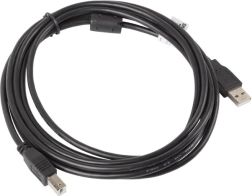 Câble USB 2.0 AM-BM 3M Lanberg noir