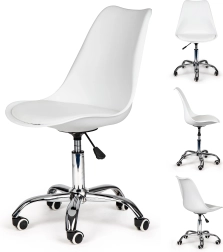 Chaise de bureau pivotante avec coussin Modern Office