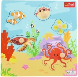 Puzzle en bois Animaux sous-marins, 5 pièces
