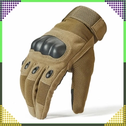 Gants tactiques de survie pour moto et vélo, compatibles écran tactile, taille L, marron